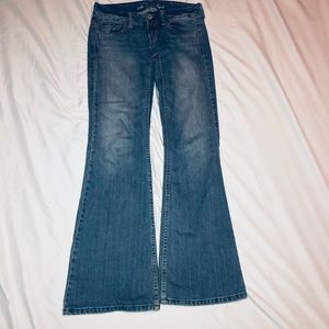 American Eagle Size 0 Hipster, Wide Leg Jeans